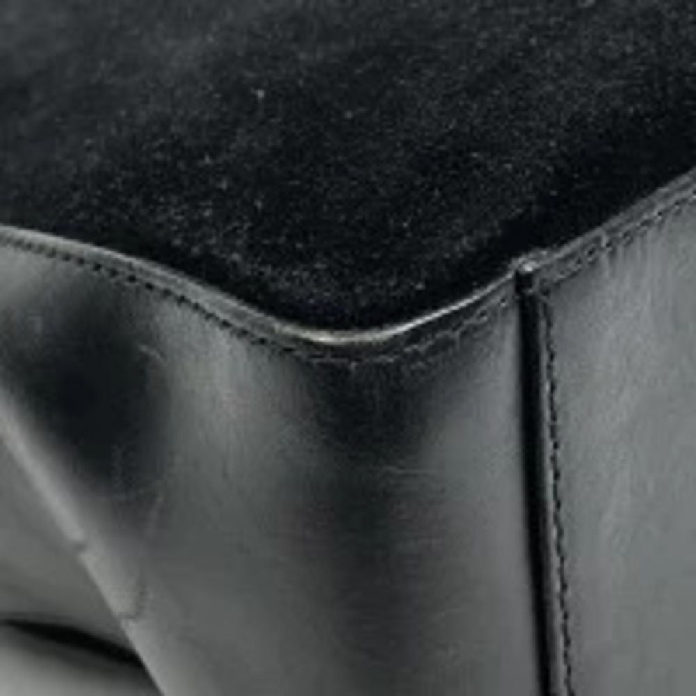 Gucci shoulder bag suede plate black Hobo Black